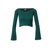 Womens short-ribbed V-neck jasper with long sleeves