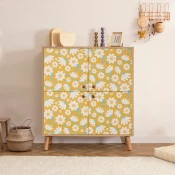 Hanah Kucna komoda Multilux Posy 95x111x36cm Šarena