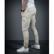 Denistar Muške pantalone 100/2708, Kargo, Bež