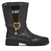 LOVE MOSCHINO Škornji JA24174G0PIJ100A Črna