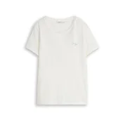 TOM TAILOR DENIM Majica  svetlo modra / off-bela