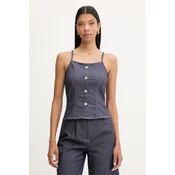 Morgan top ženski denim OJAN