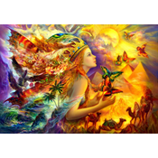 BlueBird - Puzzle Strelkina: Fantastičen pisani svet - 1 000 kosov