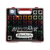 Schmincke AERO COLOR plastični set, 37 x 28 ml + AERO CLEAN RAPID