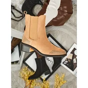 Resti Womens Eco Suede Ankle Boots Decorated with Rhinestones TangleMist