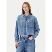 Guess Jeans Srajca W5YH0D D5M86 Modra Regular Fit