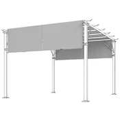 Homestar Zamenjava strehe pergole 300x300 cm svetlo siva, (5000227821)