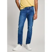 Pepe Jeans za moške. PM207388HX4 Modre tanke kavbojke (31/32), Modra, Priložnostno, Bombaž, Džins, Trajnostni