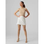Vero Moda Mini krilo Tassa 10286069 Bela Regular Fit