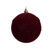 Rayher.	 Krogla za božično drevo z ornamentom, žametna, 8cm