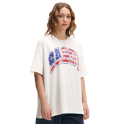 Cropp - Bela majica s printom - white