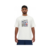 New Balance Majice / Polo majice Hoops graphic t-shirt Bijela