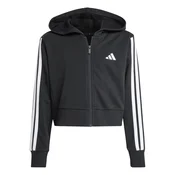Adidas JG 3S FT FZ CRO, djecija jakna, crna KRG82