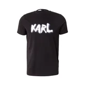 Karl Lagerfeld Majica črna/bela