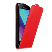 Cadorabo Cadorabo Ohišje, združljivo z Samsung Galaxy XCover 3 v rdeče jabolko - Zaščitni ovitek v obliki flipa z magnetnim zapiranjem, (20562116)