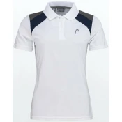 Head Club Jacob 22 Tech Polo Shirt Women White/Dark Blue S