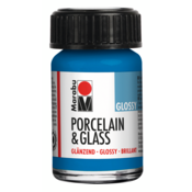 Marabu Boja za porcelan i staklo, Sjajna, 15ml, Plava