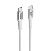 Superior su-k151 pleteni fast 60w 3a type-c na type-c 1m beli Usb data kabal ( U2152 )