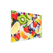 shumee Steklena zaščitna plošča za štedilnik 70x52 Fruit