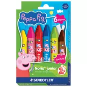 Staedtler Noris Junior Pujsa Pepa voščenke 6/1