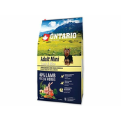 Ontario hrana za pse Adult Mini Lamb & Rice 6,5kg