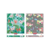 Herlitz Ladylike zvezek A4, 80 listov, črtan, džungla in metulj