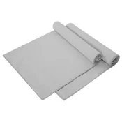 Vidaxl Športne brisače 2 szt. Siva 140 x 70 cm Poliester in poliamid