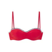 s.Oliver Bikini zgornji del rdeča/črna/bela