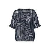 STREET ONE Bluza nočno modra/off-bela