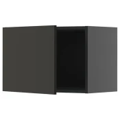 METOD Zidni element, Crnosiva/Nickebo boja antracita, mat, 60x40 cm