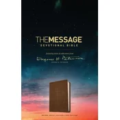 The Message Devotional Bible, Brown Cross: Featuring Notes & Reflections from Eugene H. Peterson