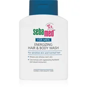 SebaMed For Men Energizing Hair & Body Wash šampon za občutljivo lasišče za normalne lase 200 ml za moške