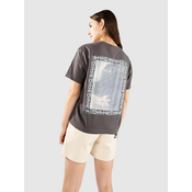 QUIKSILVER Majica  nebeško modra / temno siva / sivka / bela