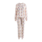 Cath Kidston Pižama modra/rumena/roza/pastelno roza