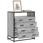 Ormaric s ladicama Sivi Sonoma 70x41x83,5 cm Konstruirano drvo