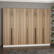 Hanah Home Ormar Noah-8279, 270x210x35 cm, Boje hrasta