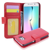 Cadorabo Cadorabo Ohišje, združljivo z Samsung Galaxy S6 v inferno red - Zaščitni ovitek z magnetnim zapiranjem in 3 režami za kartice, (20548054)