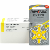 Baterija za slušni aparat Rayovac 10 BL 6 ( 250003 )