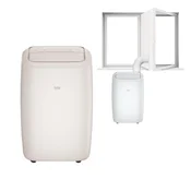 Beko Pokretna klima BP 1125 H, 11942 BTU, Bela+Kit za prozor za odvod za prenosive klime