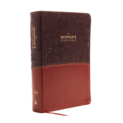NKJV, The Womans Study Bible, Leathersoft, Brown/Burgundy, Red Letter, Full-Color Edition
