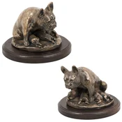 shumee Francoski buldog II - kipec psa, pisarniška figurica, pokal za pasjo razstavo Art-Dog