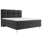 Esposa POSTELJA Z VZMETNICO 160 cm x 200 cm , tekstil antracit