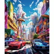 Norimpex - Puzzle Diamantova slika: Barvito mesto 30x40cm - 1 - 39 kosov