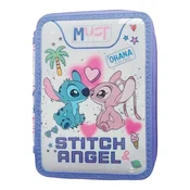 Must: Disney Stitch &amp, Angel dvokatna punjena pernica 15x5x21 cm