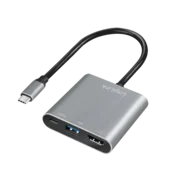 shumee Adapter USB-C 3.2 Gen1 LogiLink na HDMI 4K/60Hz 2xUSB PD 5 Gb/s 100W 0,15 m
