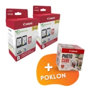 Canon - Komplet tinta Canon PG-545 (crna) + CL-546 (boja), original + foto papir, 2 komada + GRATIS POKLON