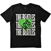 The Beatles Love Me Do Graffiti Heart Black M Majica