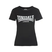 LONSDALE Majica Cartmel črna/bela