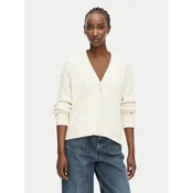 Tommy Hilfiger Pletena jopica WW0WW50078 Kremna Relaxed Fit