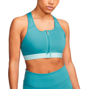 Športni modrček Nike wooh Women’ Medium-upport Padded Zip-Front port Bra